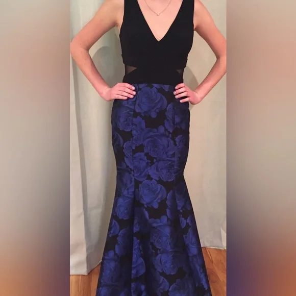 chinese dress ladies Sexy Black Mermaid Evening Dress,Black Pageant Dress Y4197 – Simplepromdress main image 0